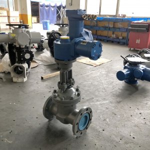 礦用電動閥門MKZ941H-40 DN150防爆（礦山、冶